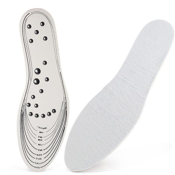 Healifty Magnetic Insole, 1 Pair Therapy Massage Insoles, Pressure Point Reflexology Insole, Accupressure Insole Relieve Pain, Orthotic Gel Shoe Insert for Men and Women