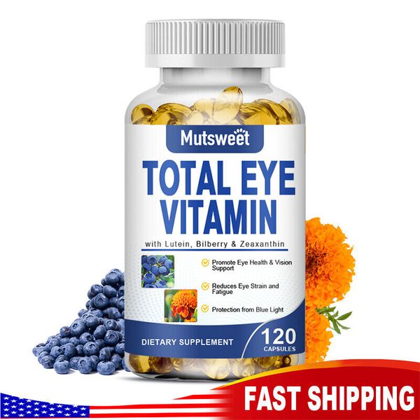 Eye Vitamins with Lutein and Zeaxanthin - Premium Eye Protection Formula 120Caps