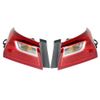 For Chevy Malibu 2016 2017 2018 Outer Tail Lights & Primered Rear Bumper Cover