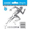 Avisa Auto Tattoo Sticker Runner man - 9,7x9,9cm