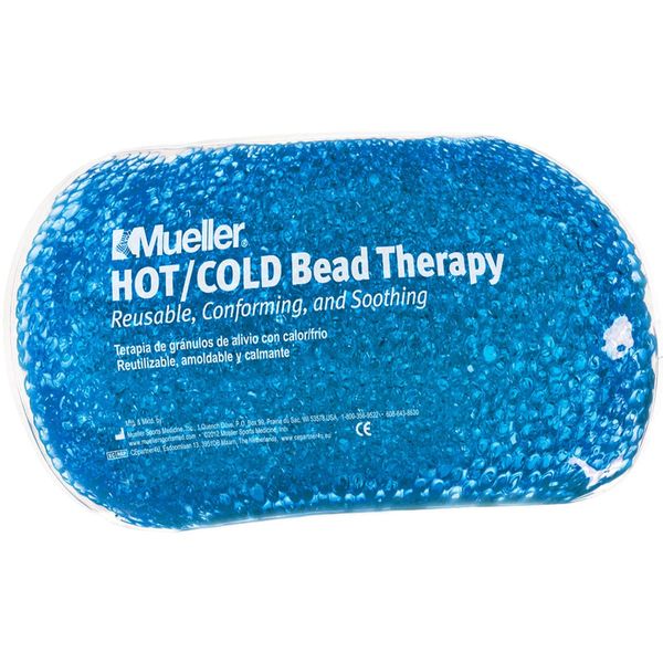 Mueller 32551 Blue Beaded Hot / Cold Pack Therapy Bag Microwavable Freezer Safe