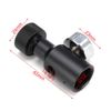 CO2 Adapter Fill Station Remote On/Off ASA w/ 3000PSI Mini Gauge
