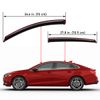 For 2016-2025 Chevy Malibu In-Channel Side Window Deflector VentVisor Rain Guard