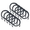 NavePoint Patch Cable, CAT6, 24AWG/7 * 0.18 MM, 10 Ft, 10 Pack, Black