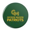George Mason University Primary Logo Kitchen Refrigerator Locker Button Magnet - 2.25" Diameter