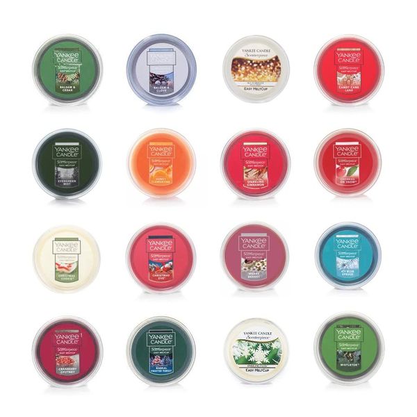 Yankee Candle Scenterpiece Easy MeltCups — Set of 4 Random Scent Sampler (Winter)