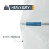 Powertec 5 Pack Clear Plastic Dust Collection Collector System Bag 20 x 43 in
