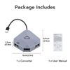 Mcbazel Multi-Platform Keyboard & Mouse Adapter, Gaming Converter for NS Switch, Xbox One, PS4 & PC with LED Indicators (No Drivers Required) (Not for Switch 2)