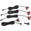 Adjustable Car Parking Sensors Reverse Backup Flat Sensors Radar Buzzer Alarm