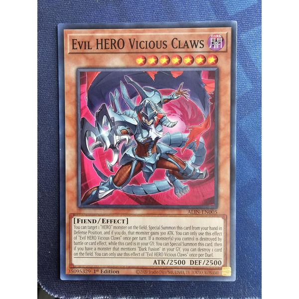 Evil Hero Vicious Claws - ALIN-EN005 - Common - 1st Edition