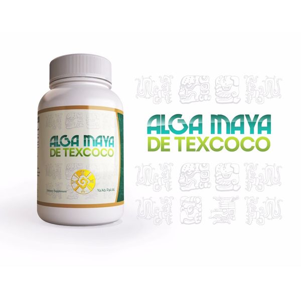 2 Alga Maya SPIRULINA de texcoco 500 mg, vitamin,, bioxcell, supplement