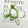 Boweain Silicone Cable Ties, Reusable Adjustable Flower Shape, Transparent