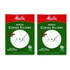 Melitta White Wrap Around Coffee Filter for Percolator (Pack of 2)
