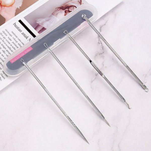 Acne Extraction Needle Pimple Sebum Acne Extractor Needle Extraction Tweezers Face Nose Sebum Removal