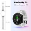 MoKo Band Compatible with Garmin Forerunner 45/Swim 2, Soft Silicone Adjustable Replacement Strap, White