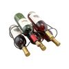 Dependable Industries Stackable Steel Wine Rack 5-Bottle Free Standing Countertop Holder Bronze