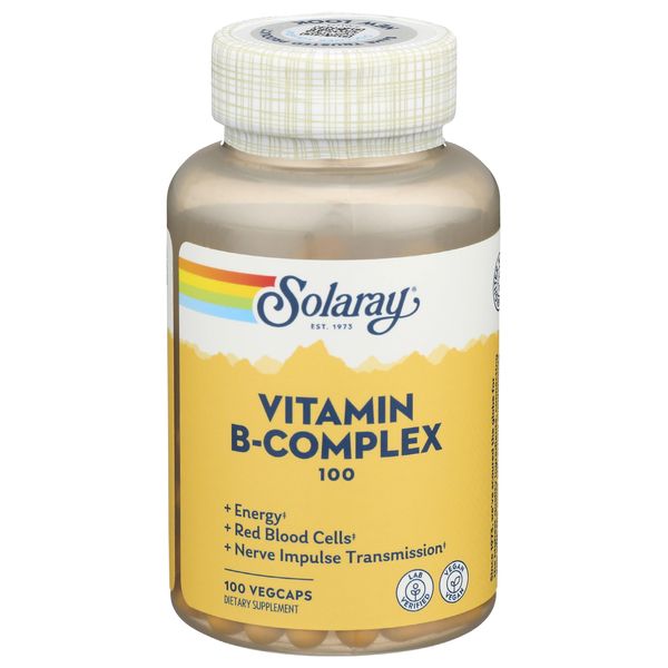 Solaray B-Complex 100 Vegi Cap 100 Tablets