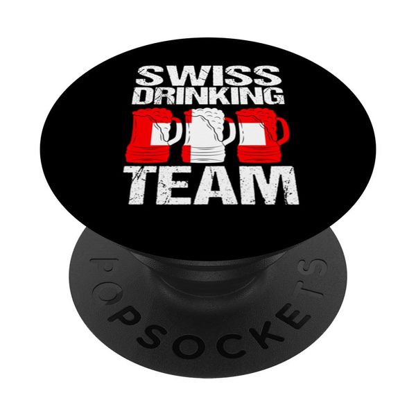 Schweizer Trinkteam Swiss PopSockets mit austauschbarem PopGrip