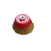 6x cup brush wire cup brush 100 mm Corrugated M14 Brush