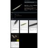 GEECRACK Worm Newt Slimming 3.8" #268 Electric Shad