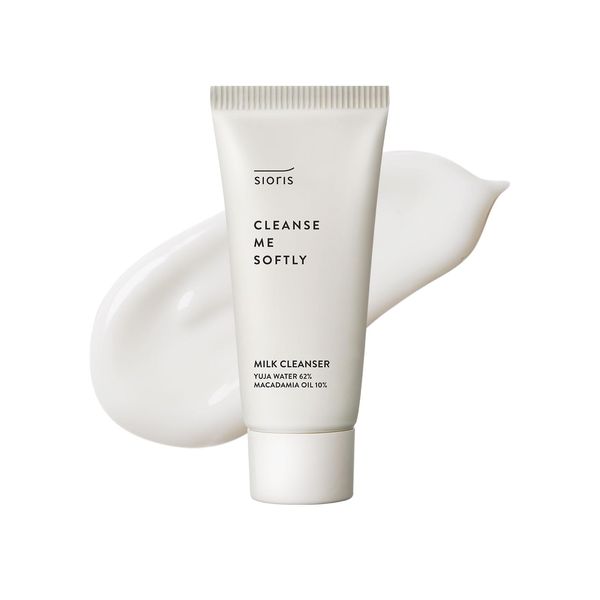 SIORIS Cioris Cleansing Milk, Low pH, High Moisturizing Milk Cleanser, Cleanse, Me Softly, Milk Cleanser, Makeup Remover, Skin Care, Moist Cosmetics, Korean Cosmetics, Japanese Genuine Product, (30ml,