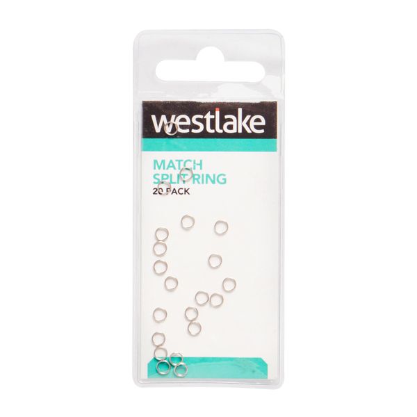 WESTLAKE Match Split Ring 20 Pck, Silver, One Size