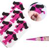BeautyLeader 100PCS Nail Forms Adhesive Stiletto Nail Forms System XL Size Nail Sticker Tape for UV Gel Acrylic Nail Tips Extension