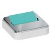 Post-it Note Dispenser for 3 in x 3 in Notes, White Base with Steel Top