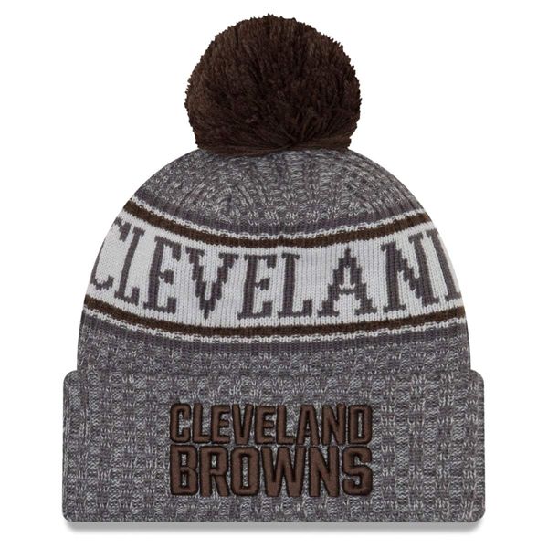 New Era NFL Sideline Graphite Mütze - Cleveland Browns