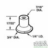 Float Away Pin Cap / Guide, 1/4 I.D., Nylon