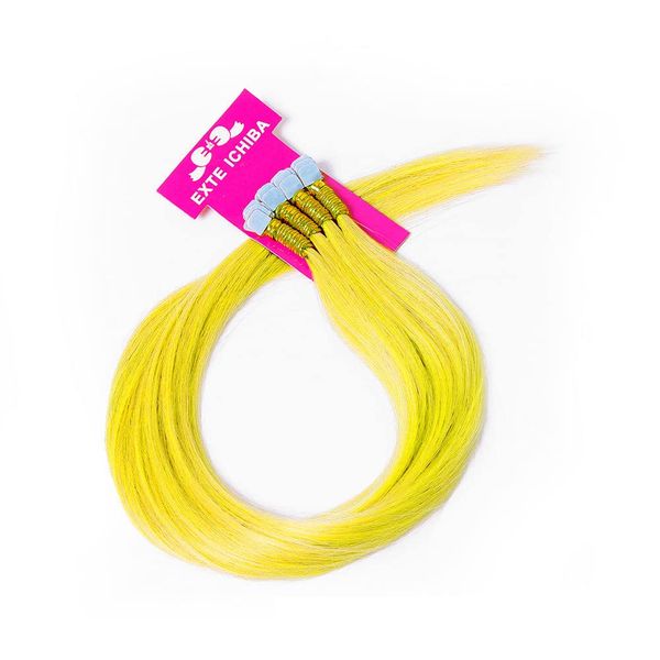 Seal Extensions, 20.5 inches (52 cm), 10 Pieces (20 P), Dark Light, Primary Color (YELLOW: Yellow)