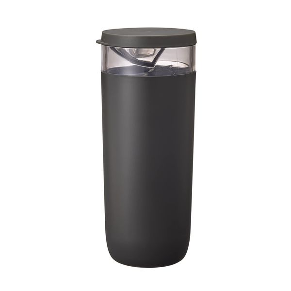 Marna Coffee Measuring Canister, Black, Coffee Storage Container (No Measuring Spoon, Can Be Removed) Ready to K769