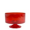 SIMPLY ELEGANT Plastic Trifle Pedestal Container 4½" (Red)