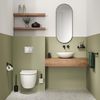Tiger Colar Bathroom Shelf 18 cm Black