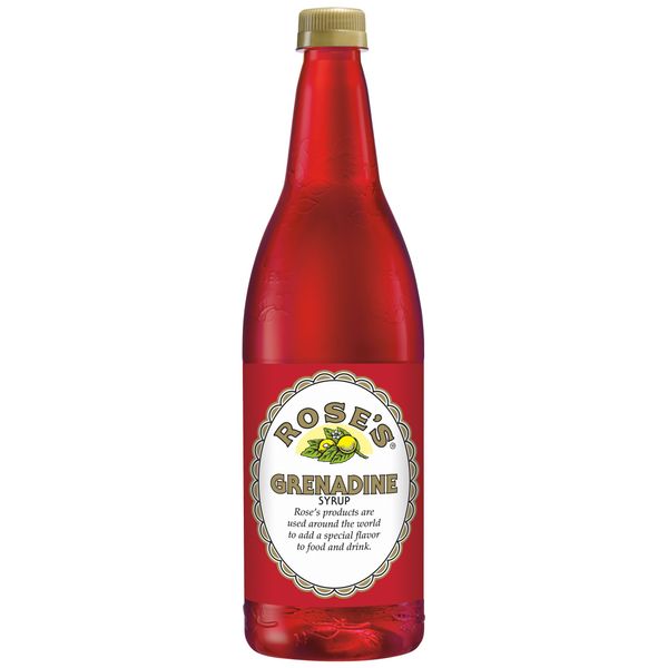 Rose's Grenadine, 1 L bottles (Pack of 12)