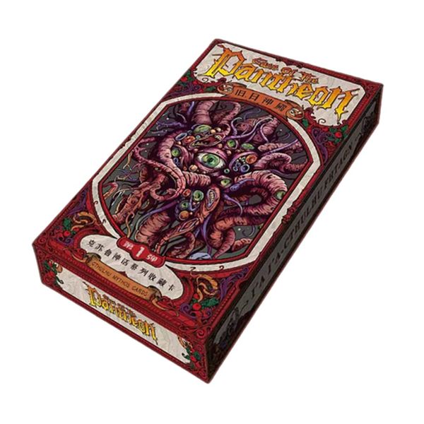 TAOYATAO Cthulhu Series Tarot Card Collection Party Fortune-Telling Card Game Art Theme Card Storage Book Theme Color Coin (1 PC Cthulhu Tarot Flash Card)