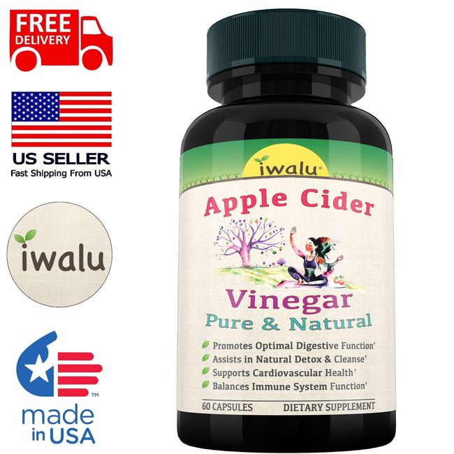 Vinagre Manzana - Píldoras Adelgazar Mujeres Quemador Grasa Colon Cleanse