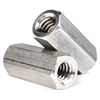 Aluminum Coupling Nuts 1/4-20 x 7/8 inch QTY 25