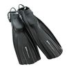 Mares Avanti Quattro Plus Open Heel Bungee Strap Fin, Black, Small