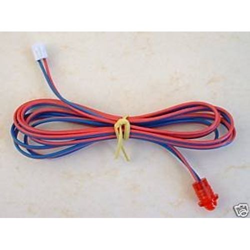 RED Super Bright LED w Plug for Avital and other Security & Remote Start Products 8633