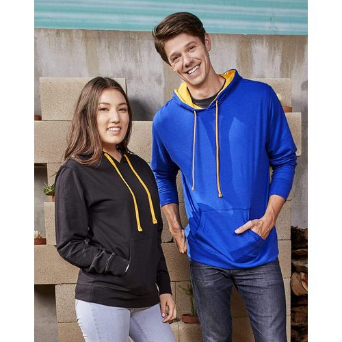 Next Level Unisex French Terry Pullover Hoody XL BLACK/ HTHR GREY
