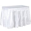 Party Ice Table W/ Cooler Matching Skirt For Elegant Refreshment Display HDPE