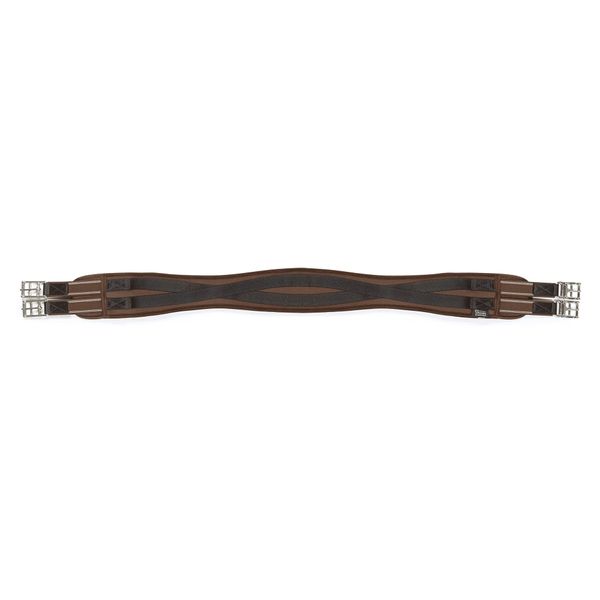 Shires Memory Foam Girth - Brown 42