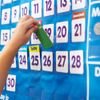 EAI Education Daily Math Calendar Pocket Chart, 35" x 35"