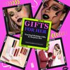 Likesing Pack of 6 Lipstick 3-in-1 Eyeliner Black Set Lipstick 24 Hours Hold Lip Gloss Eyeshadow Pencil Lip Liner Waterproof Long Lasting Lip Balm Eyeshadow Pen Eye Makeup Women