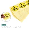 sourcing map 100pcs ESD Labels Static Caution Warning Stickers Label for Electronic Sensitive Devices, 4.5cm