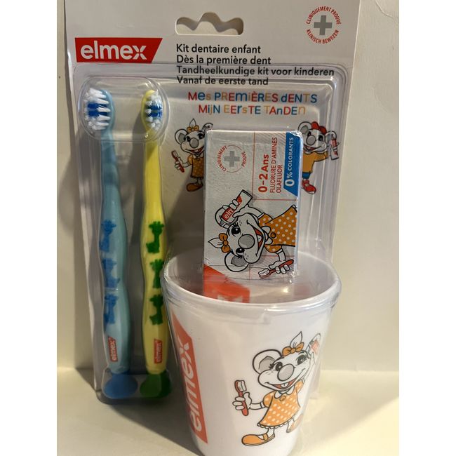 New Pack Children Dental Kit - Toothpaste, Toothbrush, W/ Cup