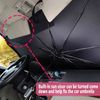 Car Windshield Sun Shade Foldable Umbrella Front Window Sunshade Cover Visor