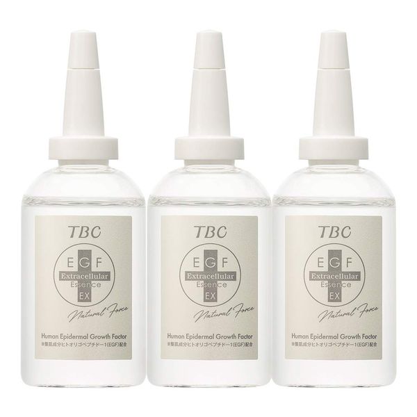 TBC EGF Extra Essence EX, 2.0 fl oz (60 ml), Set of 3 (EGF Formulated Beauty Serum)