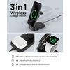 SODI Qi2 Compatible Magnetic 3-in-1 Wireless Charging Station
